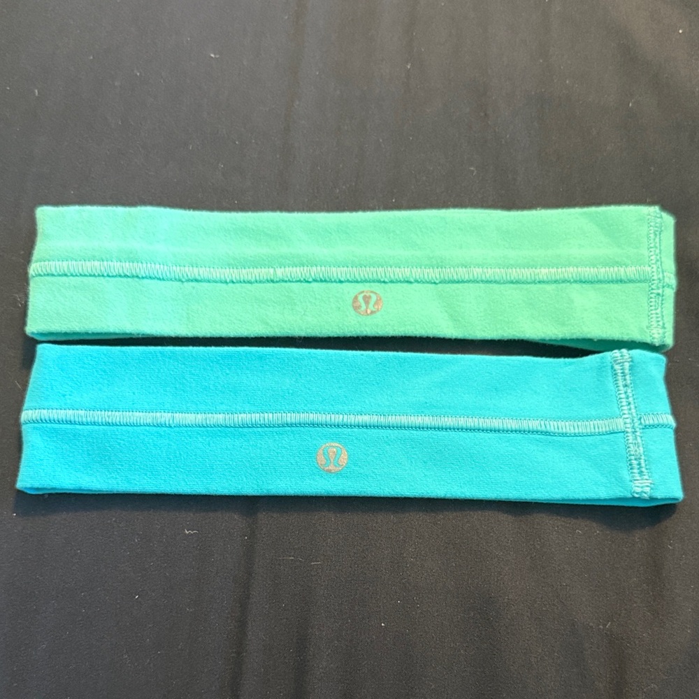 Lululemon Turquoise and Blue Headbands